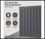 Sealey DH341 Baridi Horizontal Radiator Contemporary Double Flat Panel Design 600 x 910mm – Anthracite