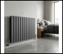 Sealey DH341 Baridi Horizontal Radiator Contemporary Double Flat Panel Design 600 x 910mm – Anthracite