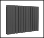 Sealey DH341 Baridi Horizontal Radiator Contemporary Double Flat Panel Design 600 x 910mm – Anthracite