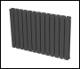 Sealey DH341 Baridi Horizontal Radiator Contemporary Double Flat Panel Design 600 x 910mm – Anthracite