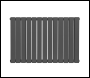 Sealey DH341 Baridi Horizontal Radiator Contemporary Double Flat Panel Design 600 x 910mm – Anthracite