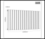 Sealey DH342 Baridi Horizontal Radiator Contemporary Double Flat Panel Design 600 x 1190mm – Anthracite