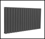 Sealey DH342 Baridi Horizontal Radiator Contemporary Double Flat Panel Design 600 x 1190mm – Anthracite
