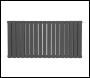 Sealey DH342 Baridi Horizontal Radiator Contemporary Double Flat Panel Design 600 x 1190mm – Anthracite