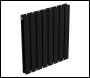 Sealey DH344 Baridi Horizontal Radiator Contemporary Double Flat Panel Design 600 x 560mm – Black