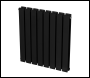 Sealey DH344 Baridi Horizontal Radiator Contemporary Double Flat Panel Design 600 x 560mm – Black