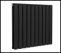 Sealey DH345 Baridi Horizontal Radiator Contemporary Double Flat Panel Design 600 x 700mm – Black