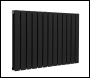 Sealey DH346 Baridi Horizontal Radiator Contemporary Double Flat Panel Design 600 x 910mm – Black