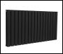 Sealey DH347 Baridi Horizontal Radiator Contemporary Double Flat Panel Design 600 x 1190mm – Black