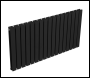 Sealey DH347 Baridi Horizontal Radiator Contemporary Double Flat Panel Design 600 x 1190mm – Black