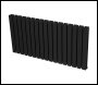 Sealey DH347 Baridi Horizontal Radiator Contemporary Double Flat Panel Design 600 x 1190mm – Black