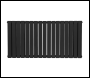 Sealey DH347 Baridi Horizontal Radiator Contemporary Double Flat Panel Design 600 x 1190mm – Black
