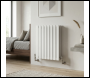 Sealey DH349 Baridi Horizontal Radiator Contemporary Double Flat Panel Design 600 x 560mm – White