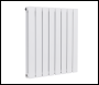Sealey DH349 Baridi Horizontal Radiator Contemporary Double Flat Panel Design 600 x 560mm – White