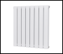 Sealey DH349 Baridi Horizontal Radiator Contemporary Double Flat Panel Design 600 x 560mm – White