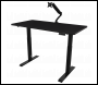 Sealey DH34 Dellonda Black Electric Height Adjustable Standing Desk, 1400 x 700mm Dual Motor 100kg