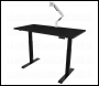 Sealey DH34 Dellonda Black Electric Height Adjustable Standing Desk, 1400 x 700mm Dual Motor 100kg