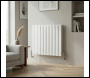 Sealey DH350 Baridi Horizontal Radiator Contemporary Double Flat Panel Design 600 x 700mm - White