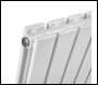 Sealey DH350 Baridi Horizontal Radiator Contemporary Double Flat Panel Design 600 x 700mm - White