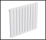 Sealey DH350 Baridi Horizontal Radiator Contemporary Double Flat Panel Design 600 x 700mm - White