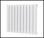 Sealey DH350 Baridi Horizontal Radiator Contemporary Double Flat Panel Design 600 x 700mm - White