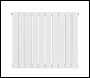 Sealey DH350 Baridi Horizontal Radiator Contemporary Double Flat Panel Design 600 x 700mm - White