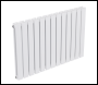 Sealey DH351 Baridi Horizontal Radiator Contemporary Double Flat Panel Design 600 x 910mm – White