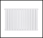 Sealey DH351 Baridi Horizontal Radiator Contemporary Double Flat Panel Design 600 x 910mm – White