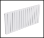 Sealey DH352 Baridi Horizontal Radiator Contemporary Double Flat Panel Design 600 x 1190mm – White