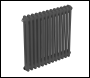 Sealey DH357 Baridi Horizontal Traditional 2 Column Radiator 600 x 607mm – Anthracite