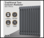 Sealey DH360 Baridi Horizontal Traditional 2 Column Radiator 600 x 1147mm – Anthracite