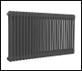 Sealey DH360 Baridi Horizontal Traditional 2 Column Radiator 600 x 1147mm – Anthracite