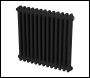 Sealey DH362 Baridi Horizontal Traditional 2 Column Radiator 600 x 607mm – Black