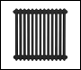 Sealey DH362 Baridi Horizontal Traditional 2 Column Radiator 600 x 607mm – Black