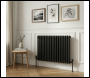 Sealey DH363 Baridi Horizontal Traditional 2 Column Radiator 600 x 832mm – Black