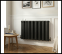 Sealey DH364 Baridi Horizontal Traditional 2 Column Radiator 600 x 1012mm – Black
