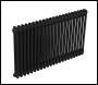 Sealey DH364 Baridi Horizontal Traditional 2 Column Radiator 600 x 1012mm – Black