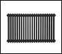 Sealey DH364 Baridi Horizontal Traditional 2 Column Radiator 600 x 1012mm – Black