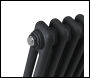 Sealey DH365 Baridi Horizontal Traditional 2 Column Radiator 600 x 1147mm – Black