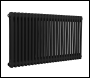 Sealey DH365 Baridi Horizontal Traditional 2 Column Radiator 600 x 1147mm – Black