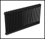 Sealey DH365 Baridi Horizontal Traditional 2 Column Radiator 600 x 1147mm – Black