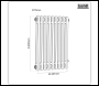 Sealey DH366 Baridi Horizontal Traditional 2 Column Radiator 600 x 427mm – White