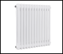 Sealey DH367 Baridi Horizontal Traditional 2 Column Radiator 600 x 607mm – White