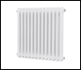 Sealey DH367 Baridi Horizontal Traditional 2 Column Radiator 600 x 607mm – White