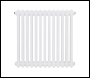 Sealey DH367 Baridi Horizontal Traditional 2 Column Radiator 600 x 607mm – White