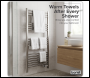Sealey DH372 Baridi Electric Heated Towel Rail 1085 x 535mm with LED Display – Silver
