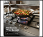 Sealey DH382 Baridi 90cm Gas Hob Stainless Steel with 5 Burners, Cast Iron Supports & Auto Ignition 11kW