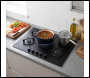 Sealey DH384 Baridi 70cm Gas Hob Matt Black with 5 Burners, Cast Iron Supports & Auto Ignition 10.4kW