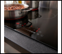 Sealey DH389 Baridi Integrated Ceramic Hob with 5 Cooking Zones 90cm - Black Glass