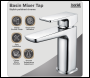 Sealey DH392 Baridi Basin Mixer Tap with Clicker Waste - Chrome